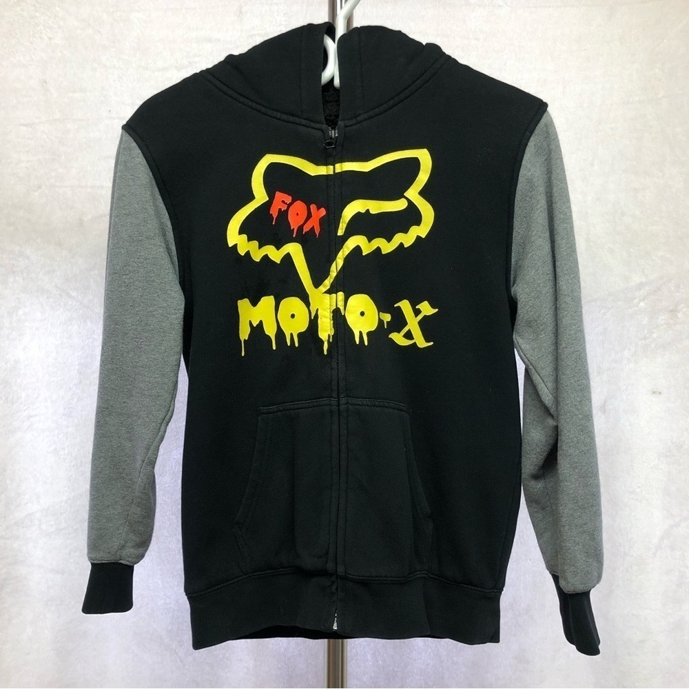 FOX Racing Supercharged Sherpa Zip Up Youth Hoodie Size Large